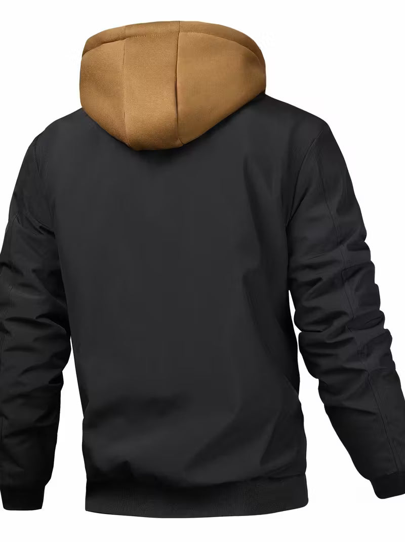 Veste Avec Capuche Et Fermeture Zippée Pour Homme | Idéale Pour Un Usage Quotidien Et Extérieur