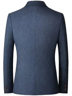 Blazer Slim-Fit avec Fermeture à Deux Boutons pour Homme | Idéal pour les Occasions Professionnelles et Formelles