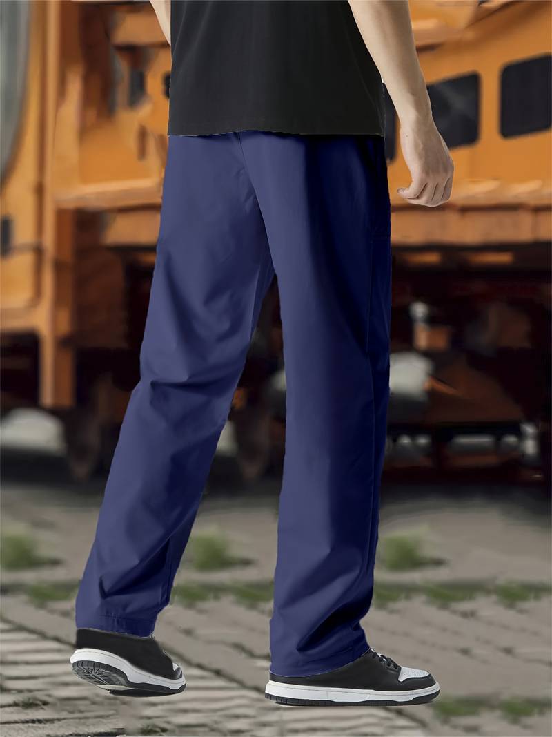 Pantalon À Taille Ajustable Avec Coupe Droite Pour Homme | Idéal Pour Usage Quotidien