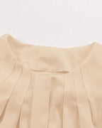 Chemise À Manches Longues Avec Manches Lanterne Et Col Rond Pour Femmes | Idéal Pour Travail Ou Usage Quotidien