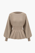 Ensemble Deux Pièces avec Haut Peplum et Jupe Crayon pour Femme | Idéal pour le Quotidien et le Travail