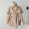 Manteau Long avec Col Amovible pour Femme | Idéal pour l’Hiver