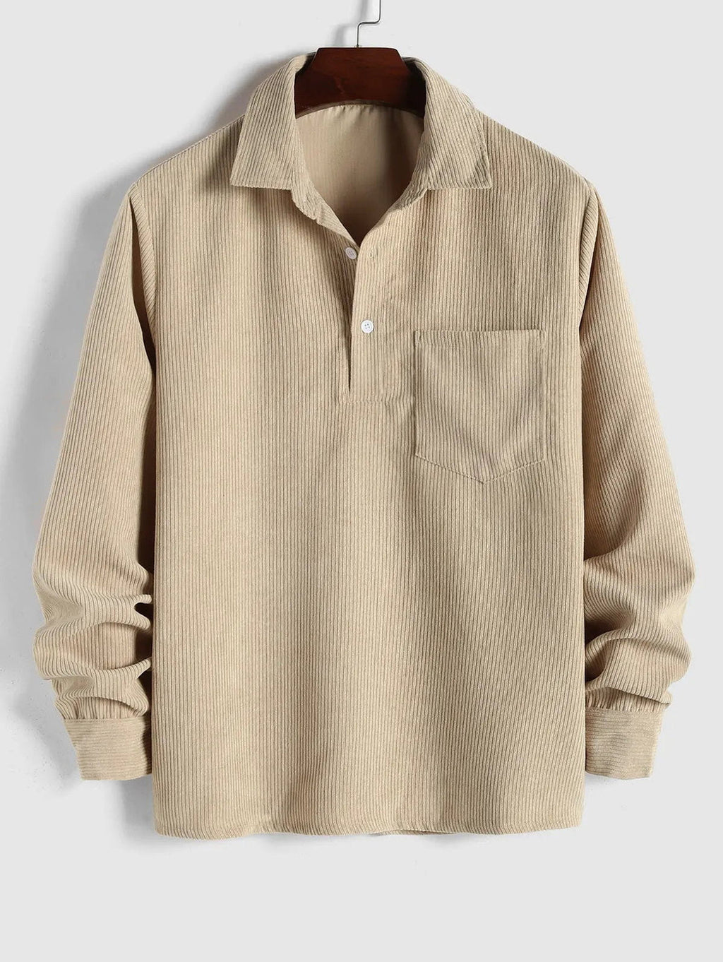 Pull-Over Homme à Texture Côtelée pour Usage Quotidien | Idéal pour la Mi-Saison