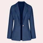 Blazer À Manches 3/4 Avec Col En V Pour Femme | Idéal Pour Un Usage Quotidien