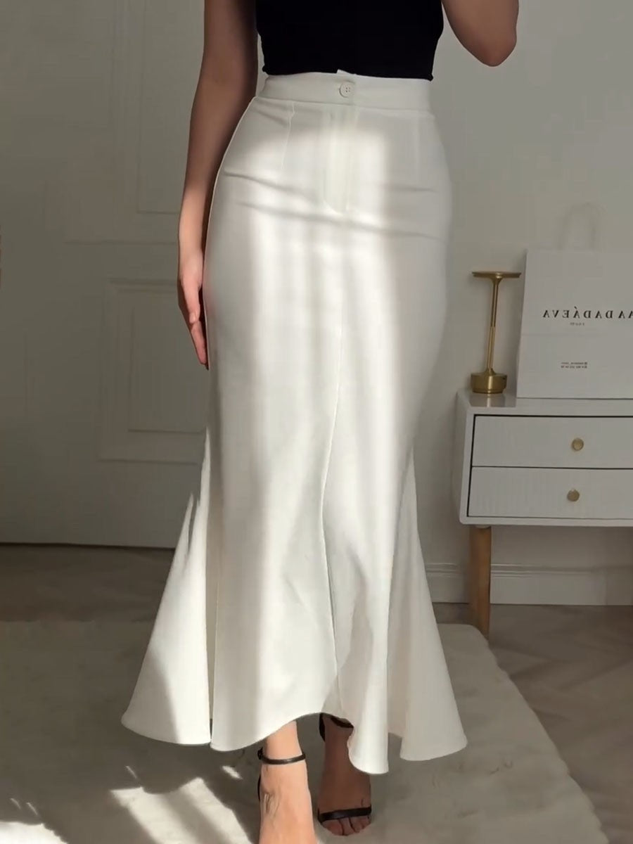 Jupe Longue Évasée Taille Haute Pour Femme | Idéale Pour Le Quotidien Et Les Soirées Estivales