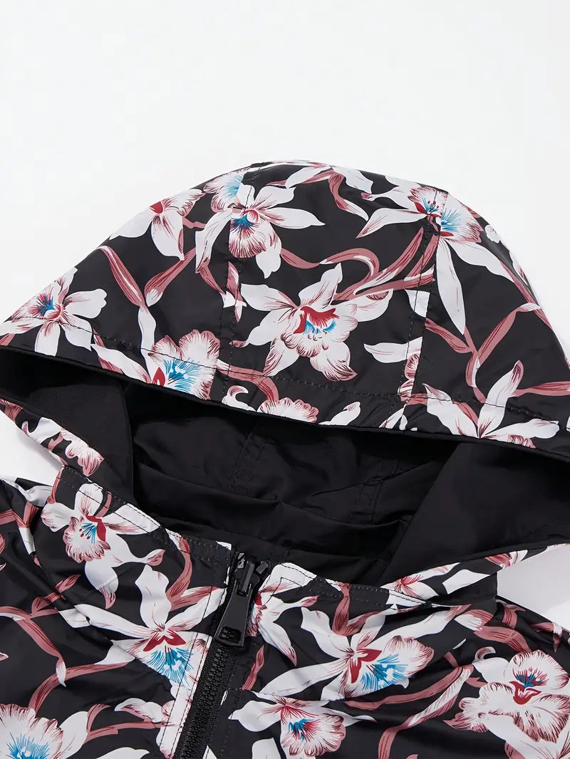 Veste Légère À Capuche Avec Taille Ajustable Pour Femme | Idéale Pour La Mi-Saison Et Les Sorties Quotidiennes