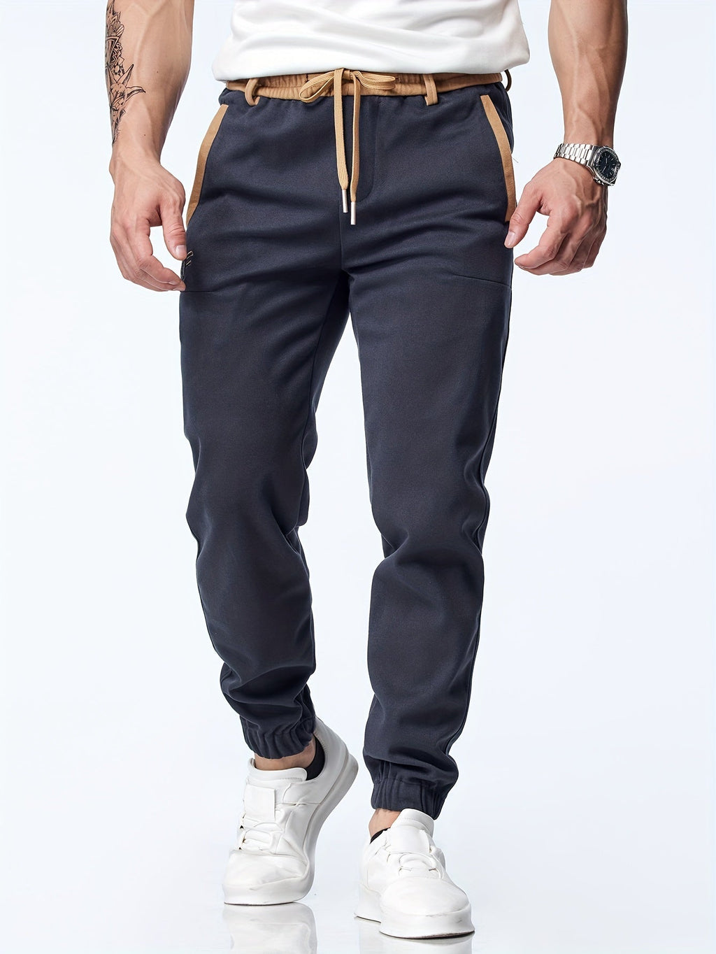 Pantalon à Chevilles Élastiques pour Homme | Idéal pour le Quotidien et les Loisirs