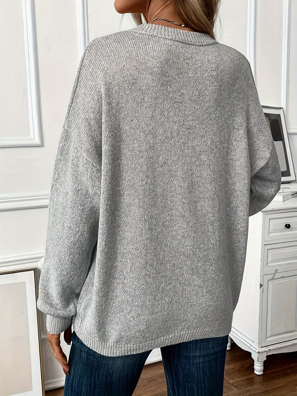 Pull À Coupe Classique Avec Manches Longues Pour Femme | Idéal Pour Usage Quotidien