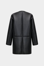 Manteau Long à Fermeture Zippée avec Poches pour Femme | Idéal pour la Saison Froide