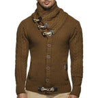 Pull Tricoté à Coupe Ajustée pour Homme | Idéal pour des Occasions Décontractées et Semi-Formelles