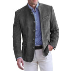 Veste Homme | Fermeture Boutonnée | Col Classique | Mi-Saison Décontractée