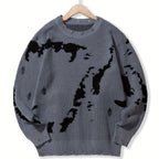 Pull-Over Homme à Texture Structurée pour Usage Quotidien | Idéal pour la Mi-Saison
