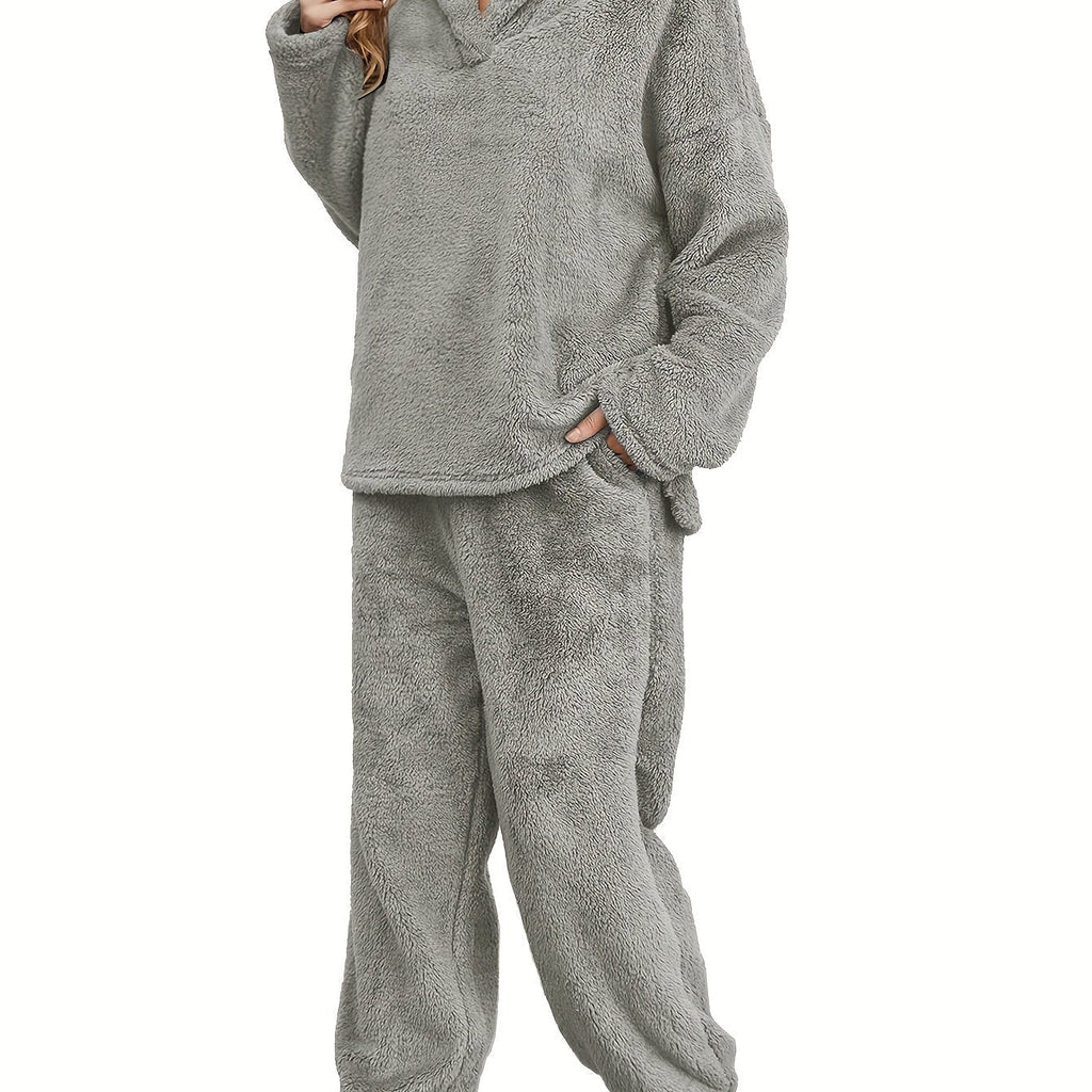 Ensemble Loungewear avec Sweat À Capuche Et Pantalon pour Femme | Idéal pour L’Automne Et L’Hiver