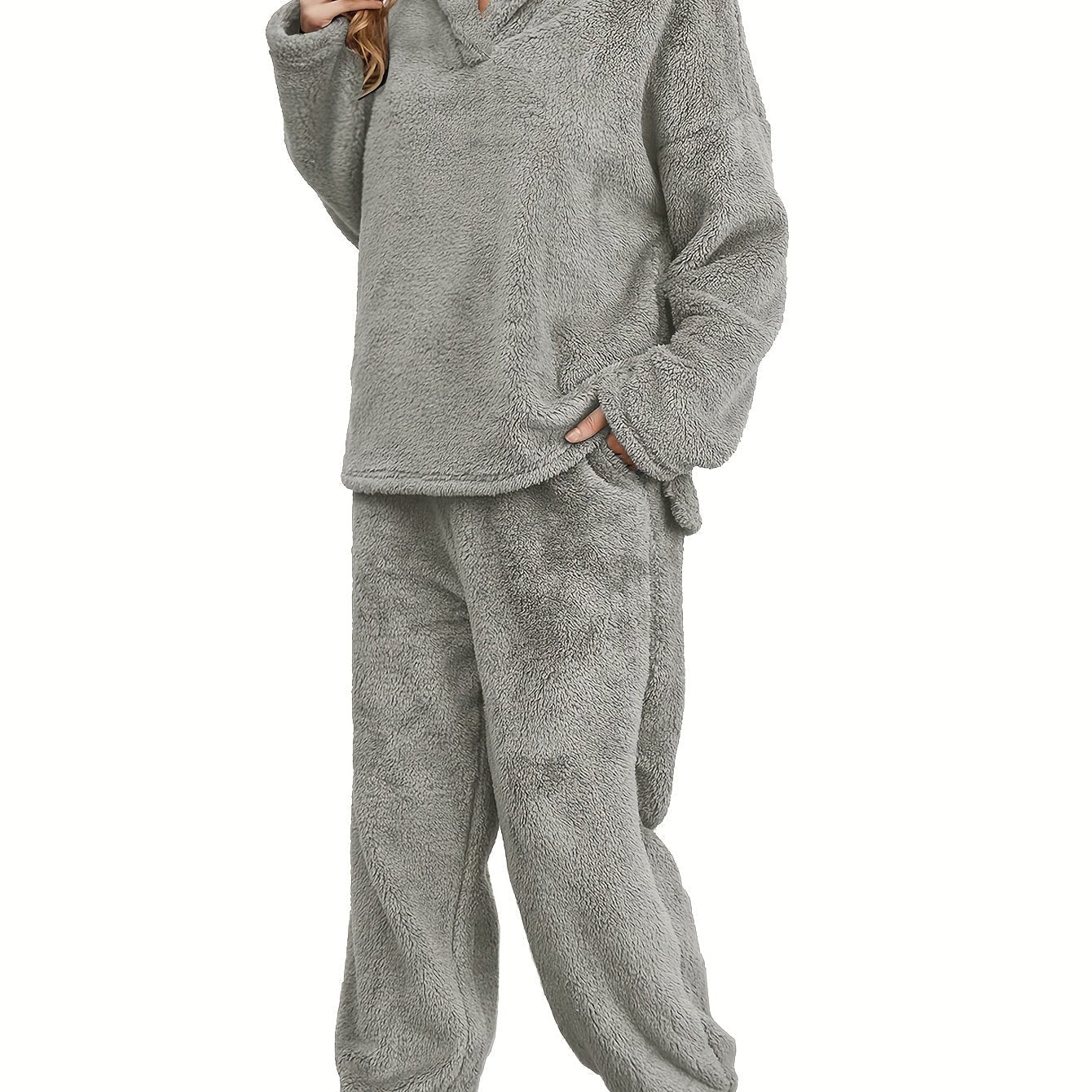 Ensemble Loungewear avec Sweat À Capuche Et Pantalon pour Femme | Idéal pour L’Automne Et L’Hiver