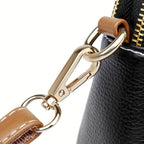 Sac Bandoulière Compact Avec Détails Contrastés Pour Femme | Idéal Pour Usage Quotidien