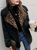 Veste à Imprimé Animalier avec Manches Longues pour Femme | Idéale pour l’Hiver