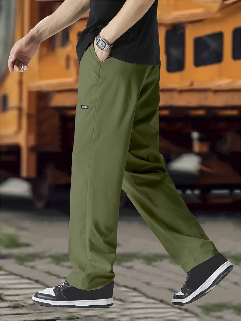 Pantalon À Taille Ajustable Avec Coupe Droite Pour Homme | Idéal Pour Usage Quotidien