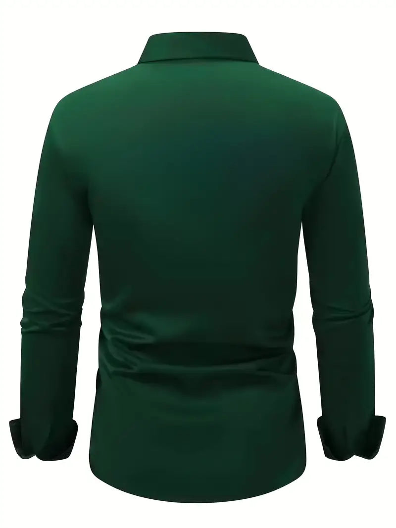 Chemise À Manches Longues Pour Homme | Idéale Pour Usage Quotidien
