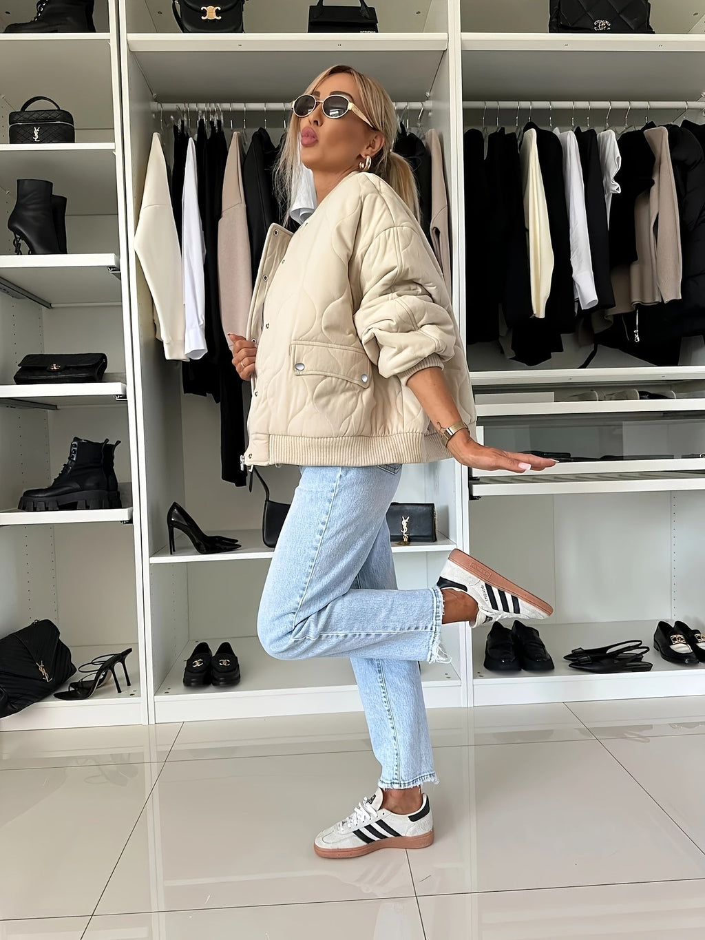 Veste Mi-Saison Avec Coupe Ajustée Pour Femmes | Idéale Pour Les Saisons Intermédiaires