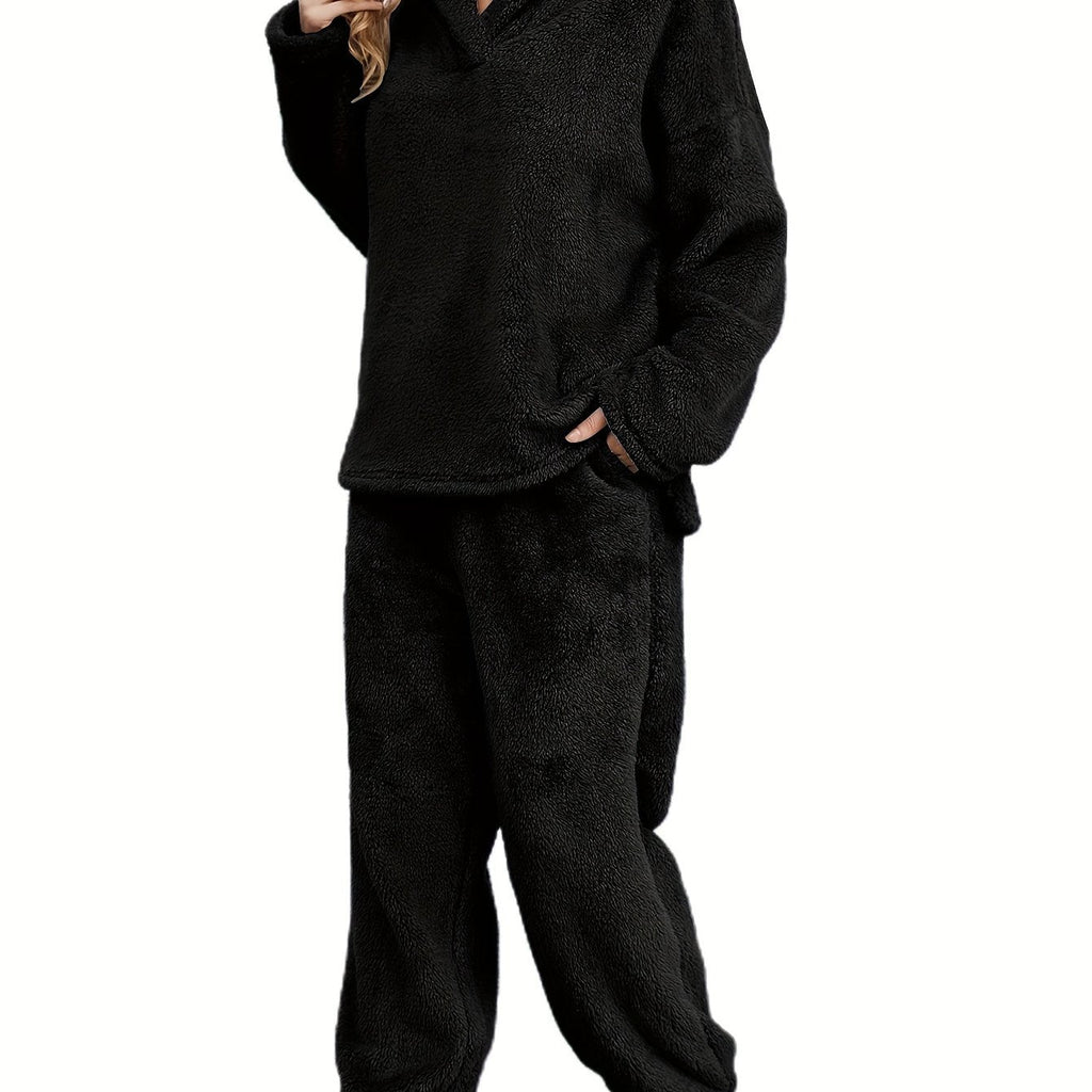 Ensemble Loungewear avec Sweat À Capuche Et Pantalon pour Femme | Idéal pour L’Automne Et L’Hiver
