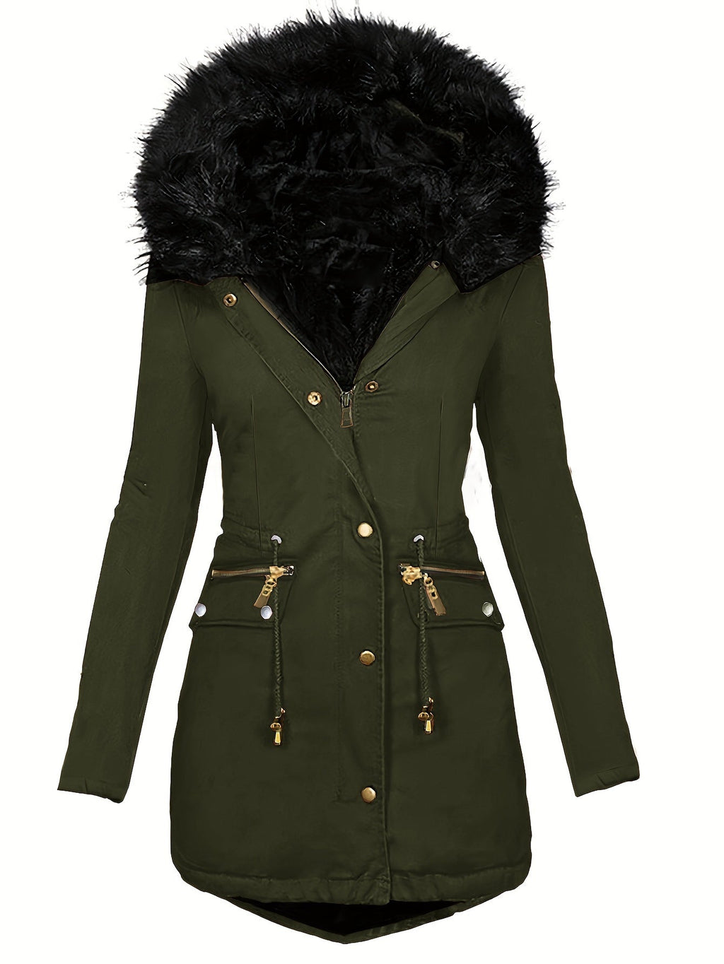 Parka à Capuche avec Finition Douce pour Femmes | Idéale pour l’Automne et l’Hiver
