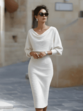 Robe Midi à Coupe Ajustée pour Femme | Idéale pour Journées d’Été et Sorties Quotidiennes