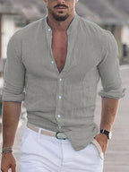 Chemise à Manches Longues avec Coupe Légère pour Homme | Idéale pour les Tenues Quotidiennes ou les Occasions Formelles