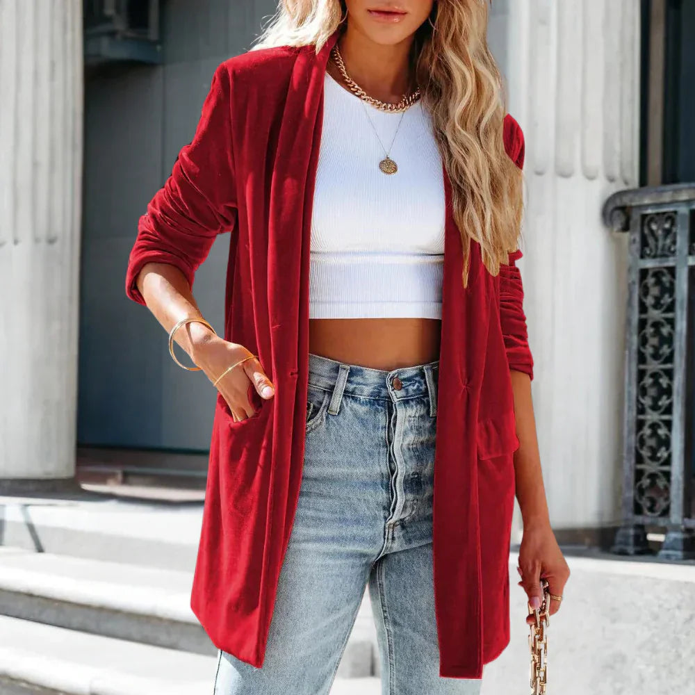 Blazer Avec Coupe Ample Pour Femme | Idéal Pour Les Saisons Froides