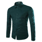 Chemise Infroissable à Manches Longues avec Coupe Confort pour Homme | Idéal pour le Bureau et les Sorties