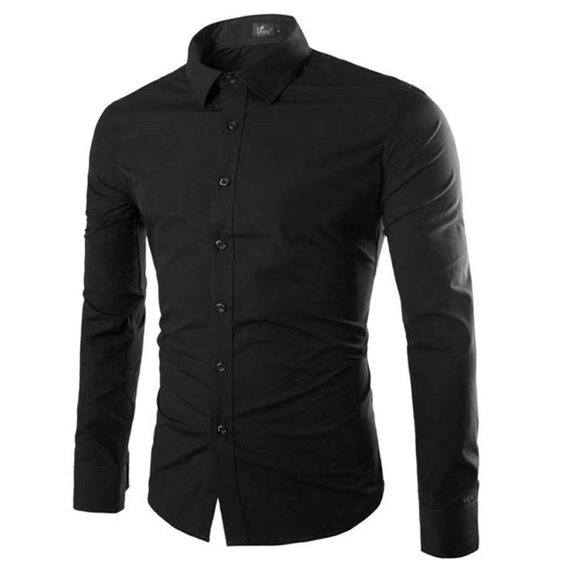 Chemise Infroissable à Manches Longues avec Coupe Confort pour Homme | Idéal pour le Bureau et les Sorties