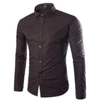 Chemise Infroissable à Manches Longues avec Coupe Confort pour Homme | Idéal pour le Bureau et les Sorties