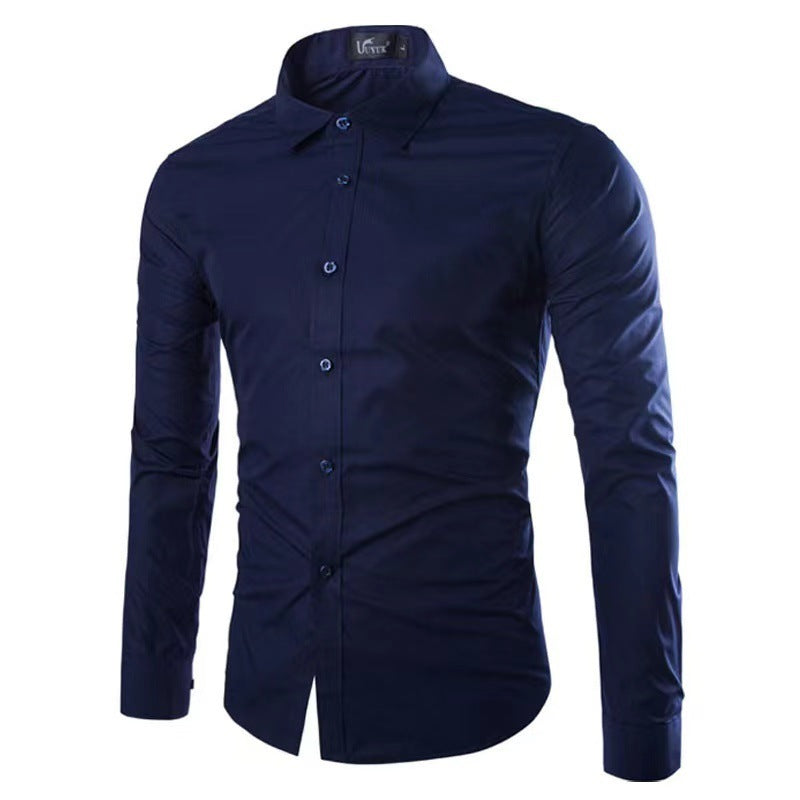 Chemise Infroissable à Manches Longues avec Coupe Confort pour Homme | Idéal pour le Bureau et les Sorties