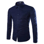 Chemise Infroissable à Manches Longues avec Coupe Confort pour Homme | Idéal pour le Bureau et les Sorties