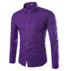 Chemise Infroissable à Manches Longues avec Coupe Confort pour Homme | Idéal pour le Bureau et les Sorties