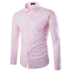 Chemise Infroissable à Manches Longues avec Coupe Confort pour Homme | Idéal pour le Bureau et les Sorties
