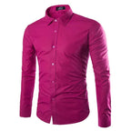 Chemise Infroissable à Manches Longues avec Coupe Confort pour Homme | Idéal pour le Bureau et les Sorties