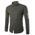 Chemise Infroissable à Manches Longues avec Coupe Confort pour Homme | Idéal pour le Bureau et les Sorties