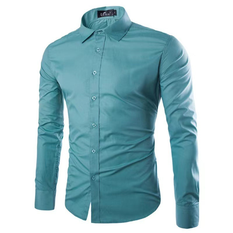 Chemise Infroissable à Manches Longues avec Coupe Confort pour Homme | Idéal pour le Bureau et les Sorties