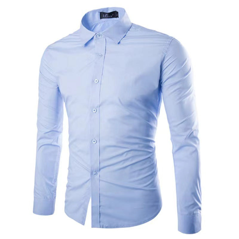 Chemise Infroissable à Manches Longues avec Coupe Confort pour Homme | Idéal pour le Bureau et les Sorties