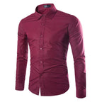 Chemise Infroissable à Manches Longues avec Coupe Confort pour Homme | Idéal pour le Bureau et les Sorties
