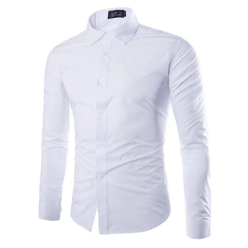 Chemise Infroissable à Manches Longues avec Coupe Confort pour Homme | Idéal pour le Bureau et les Sorties