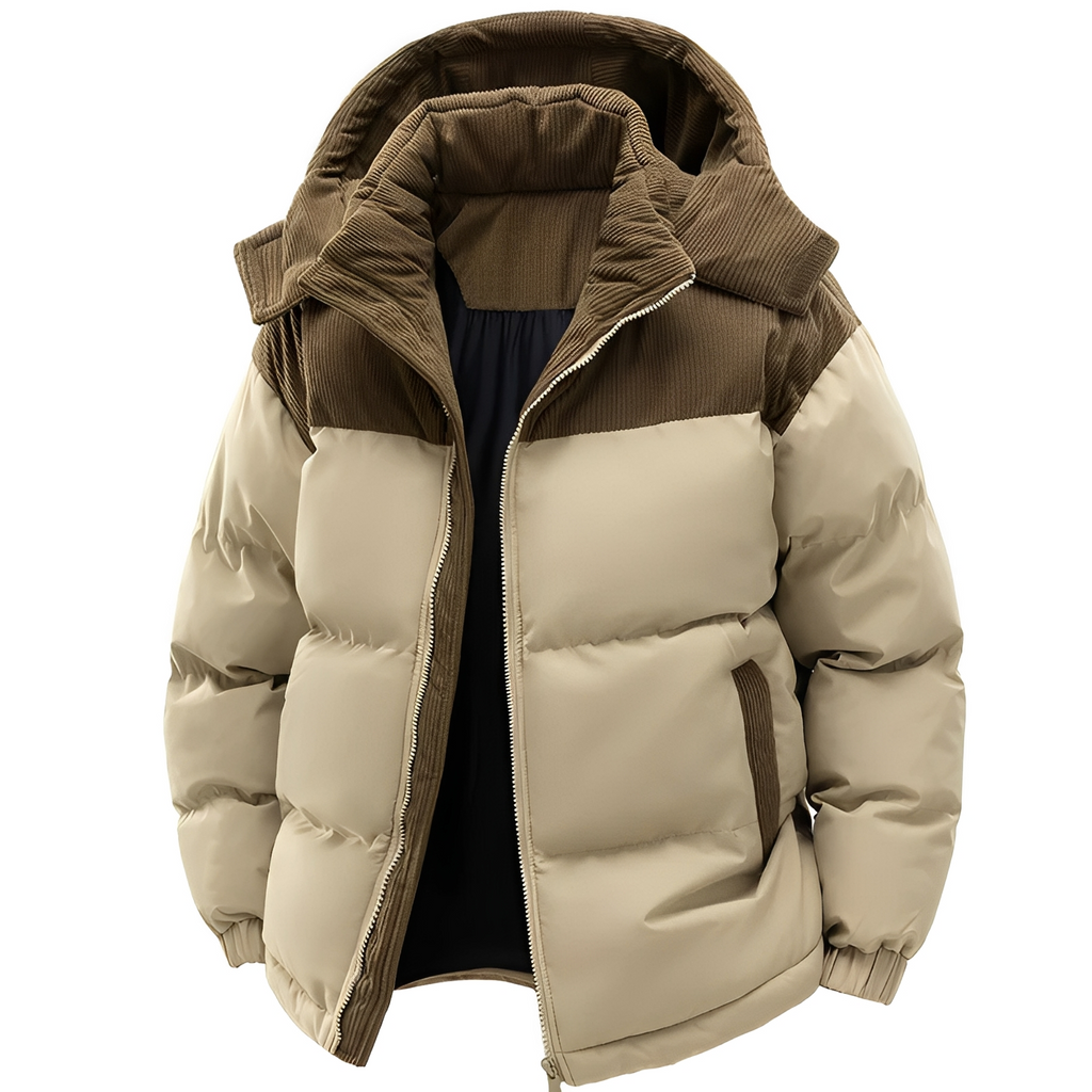 Veste d’Hiver avec Capuche et Coupe Standard pour Homme | Idéale pour Automne et Hiver