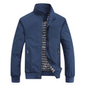 Veste À Coupe Ajustée Avec Col Montant Pour Hommes | Idéale Pour Mi-Saison