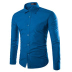Chemise Infroissable à Manches Longues avec Coupe Confort pour Homme | Idéal pour le Bureau et les Sorties