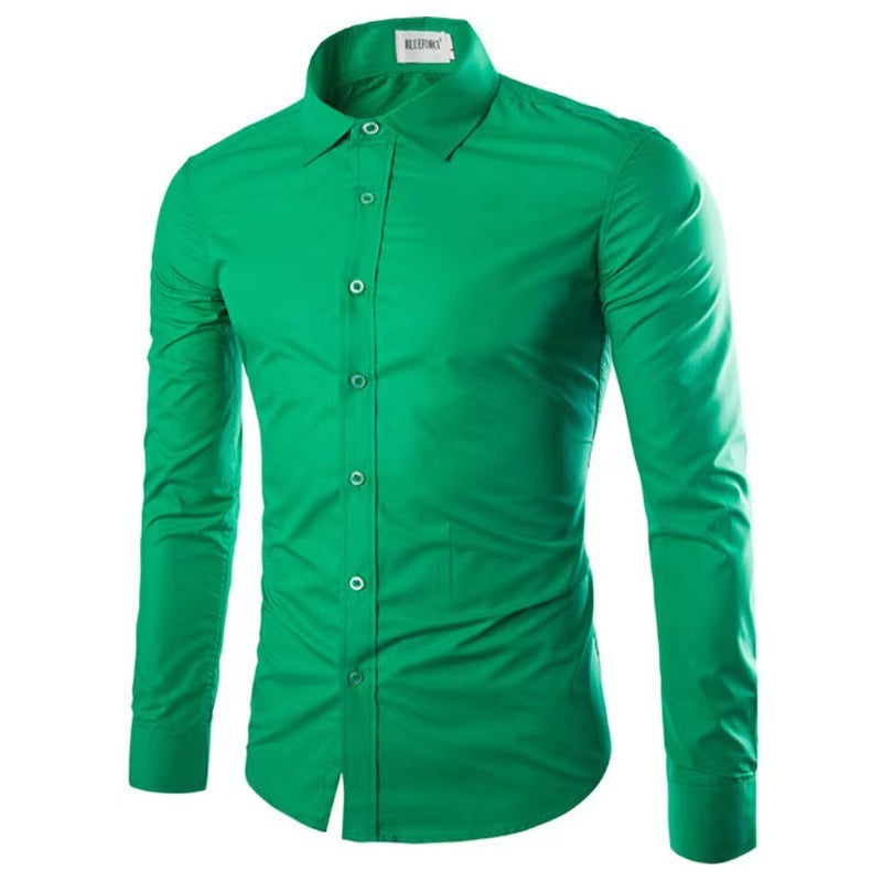 Chemise Infroissable à Manches Longues avec Coupe Confort pour Homme | Idéal pour le Bureau et les Sorties