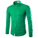 Chemise Infroissable à Manches Longues avec Coupe Confort pour Homme | Idéal pour le Bureau et les Sorties
