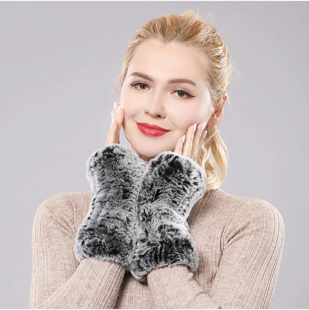 Gants Sans Doigts Hiver pour Femmes | Idéaux pour Le Quotidien Et Les Activités Extérieures