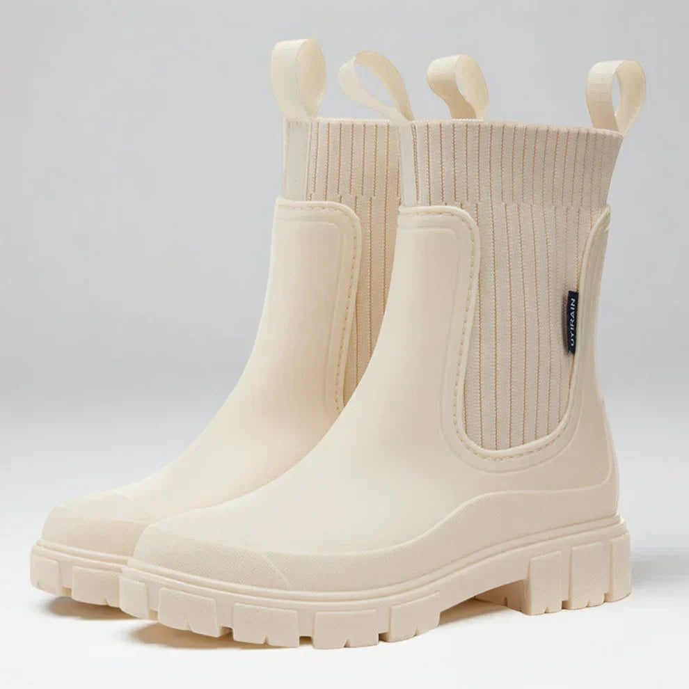 Bottines Chelsea à Enfiler avec Tige Montante pour Femmes | Idéal pour l’Automne et l’Hiver
