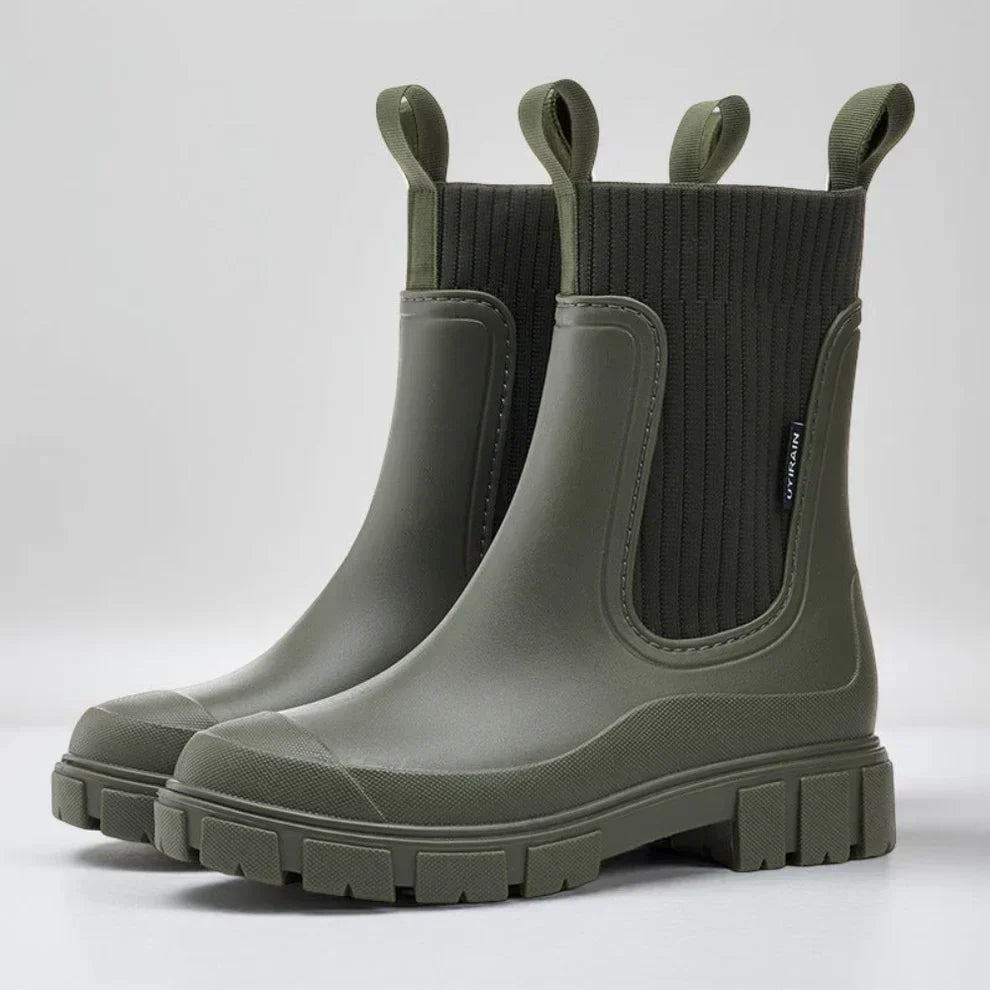 Bottines Chelsea à Enfiler avec Tige Montante pour Femmes | Idéal pour l’Automne et l’Hiver