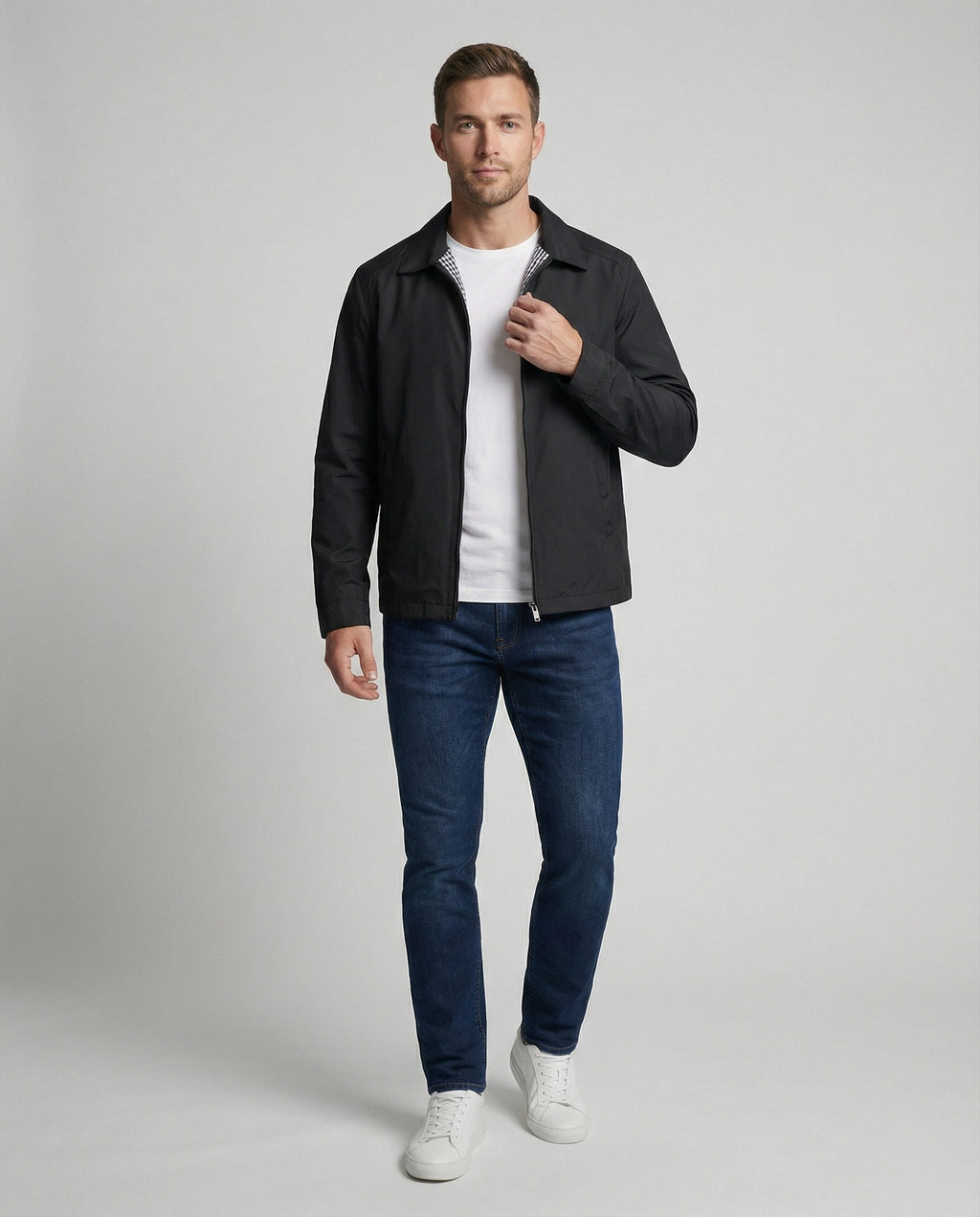 Veste Droite À Manches Longues Pour Homme | Idéale Pour La Mi-Saison Et Le Cadre Professionnel